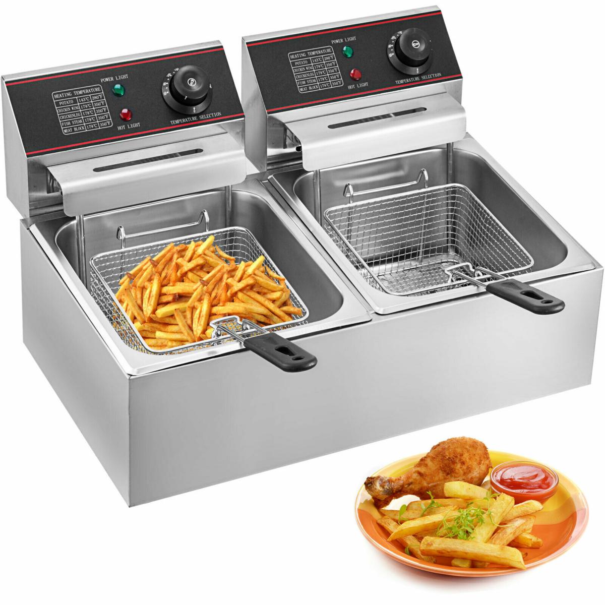 friteuse deux poches